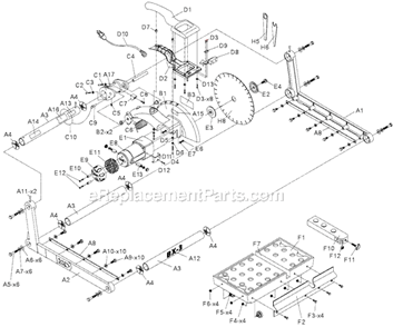 Part Location Diagram of 157599 MK Diamond Casting, Arm, Motor Mount